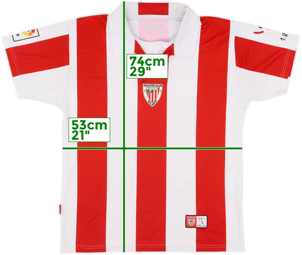 2007-08 Athletic Bilbao Home Shirt - 7/10 - (L)