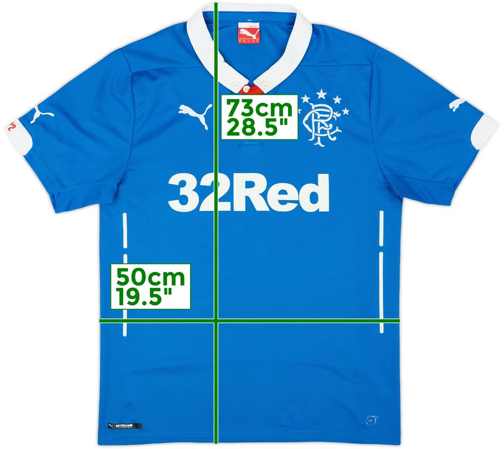 2014-15 Rangers Home Shirt - 10/10 - (M)
