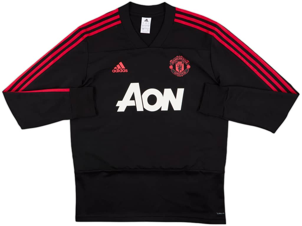 2018-19 Manchester United adidas Drill Top - 10/10 - (L)
