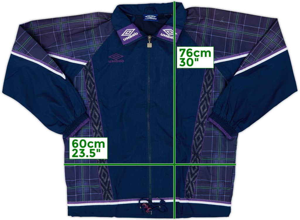 1994-96 Scotland Umbro Track Jacket - 8/10 - (M)