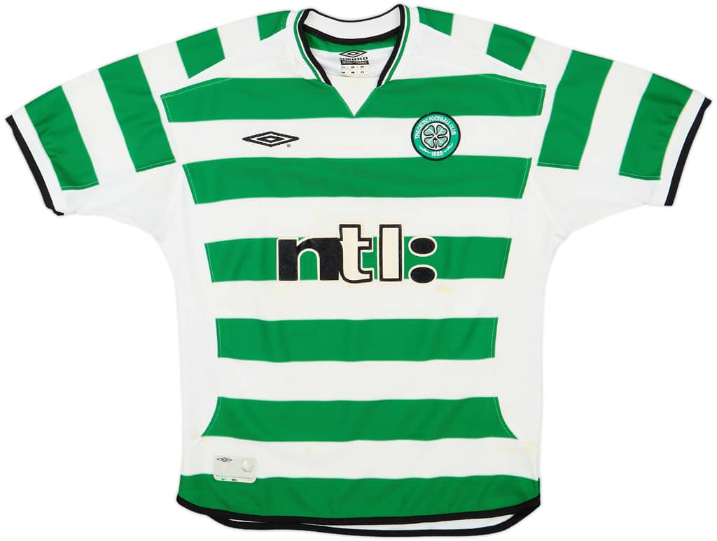 2001-03 Celtic Home Shirt - 4/10 - (M)