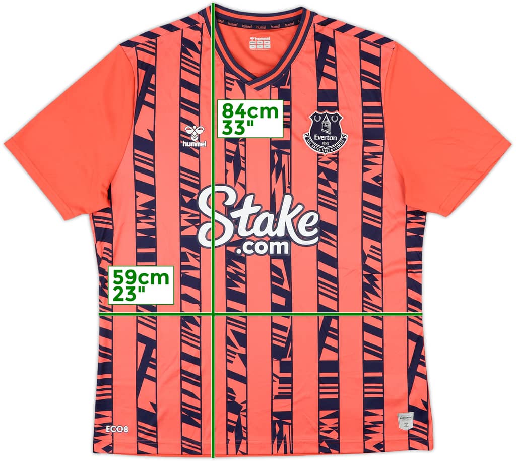 2023-24 Everton Away Shirt - 10/10 - (XXL)