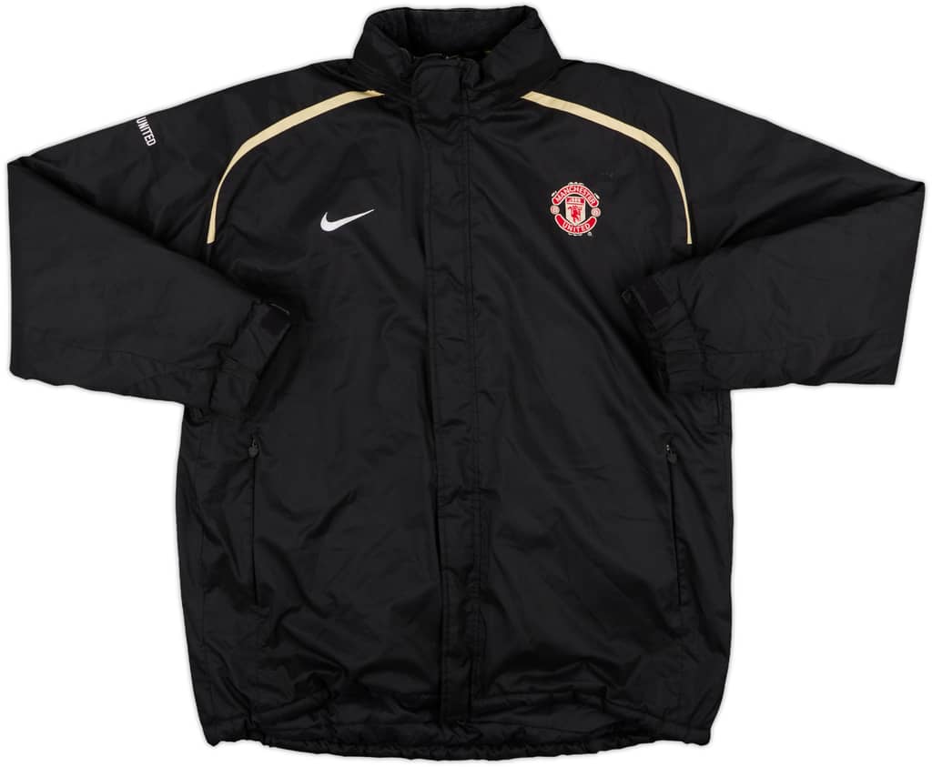 2006-07 Manchester United Nike Padded Bench Coat - 5/10 - (L)
