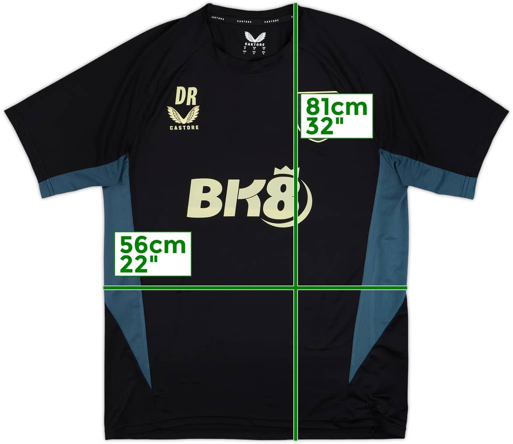 2024-25 Burnley Staff Issue Castore Training Shirt DR - 7/10 - (M)