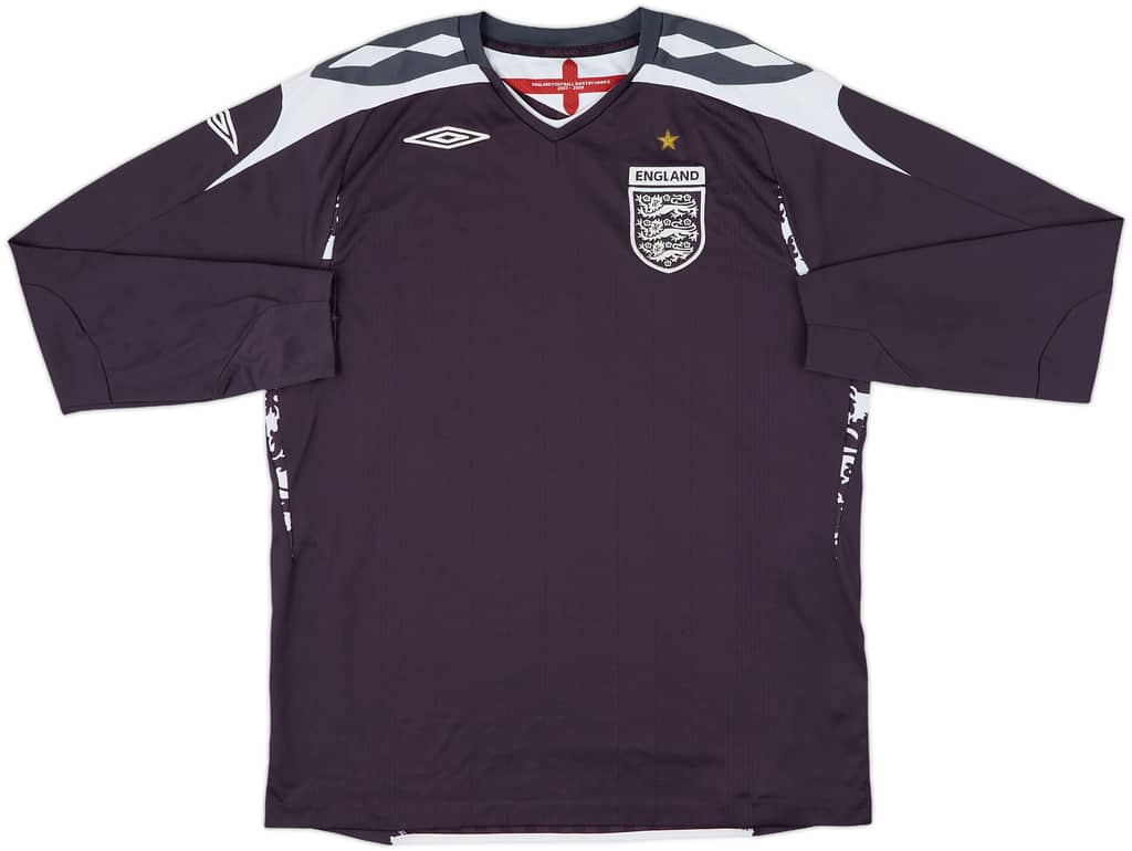 2007-09 England GK Shirt - 5/10 - (L)