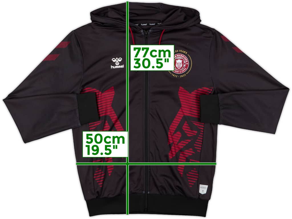 2022 Wigan Warriors Hummel Hooded Sweat Top - 9/10 - (M)