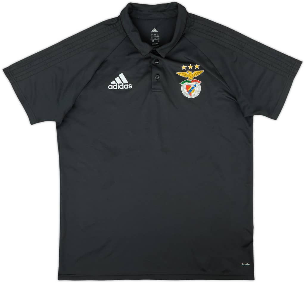 2017-18 Benfica adidas Polo Shirt - 9/10 - (M)