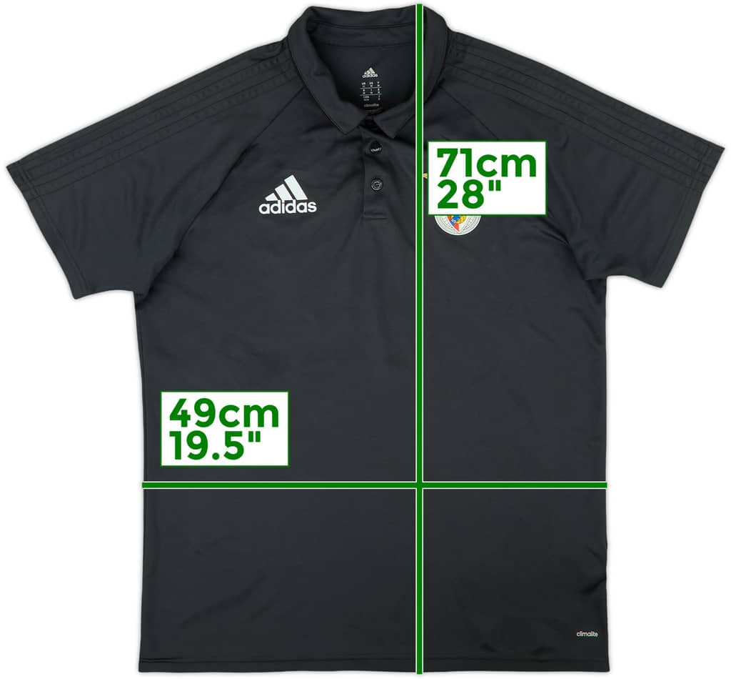 2017-18 Benfica adidas Polo Shirt - 9/10 - (M)