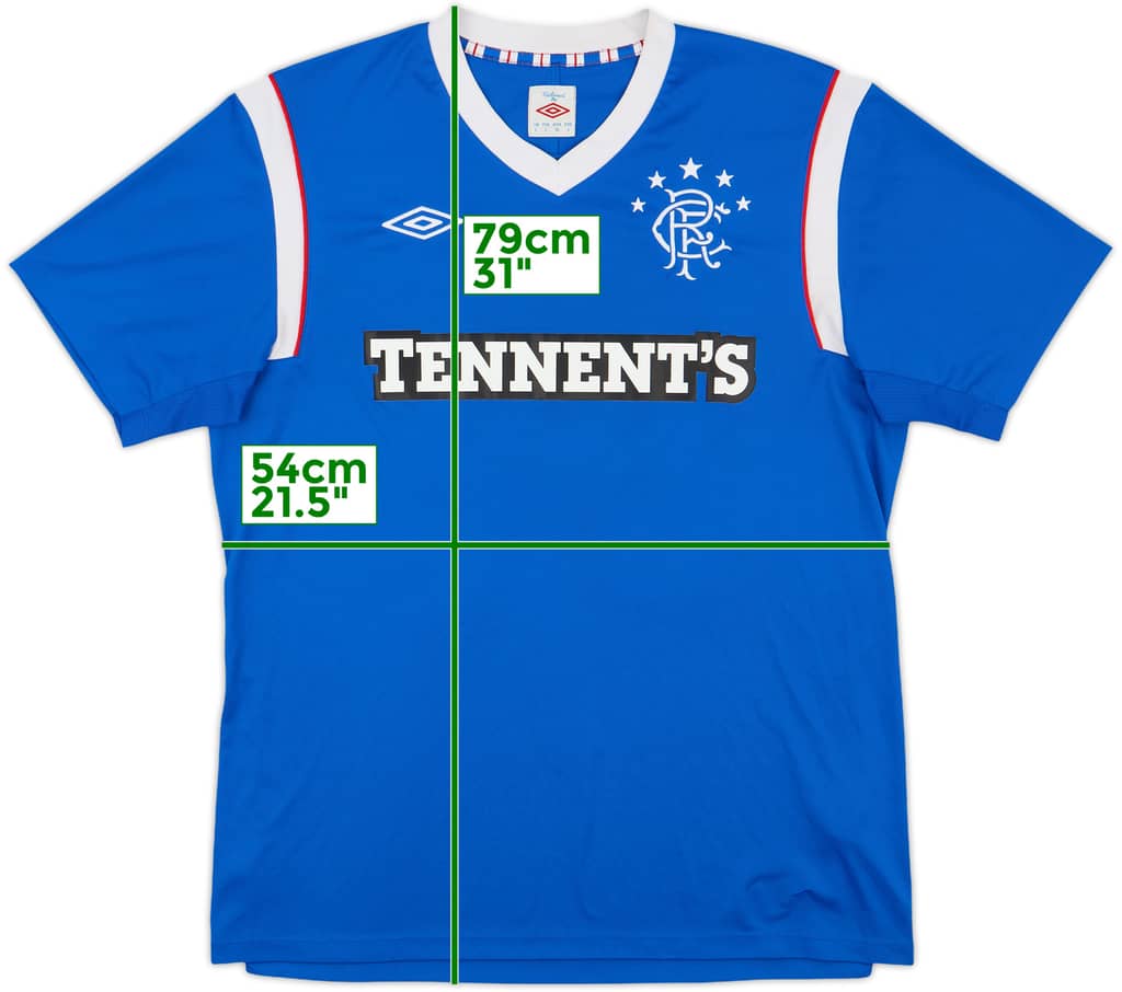2011-12 Rangers Home Shirt - 8/10 - (L)