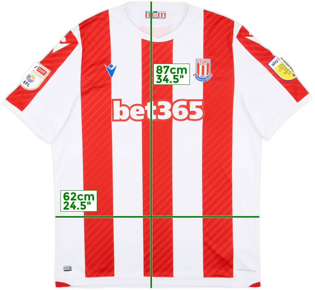 2021-22 Stoke City Home Shirt - 7/10 - (4XL)