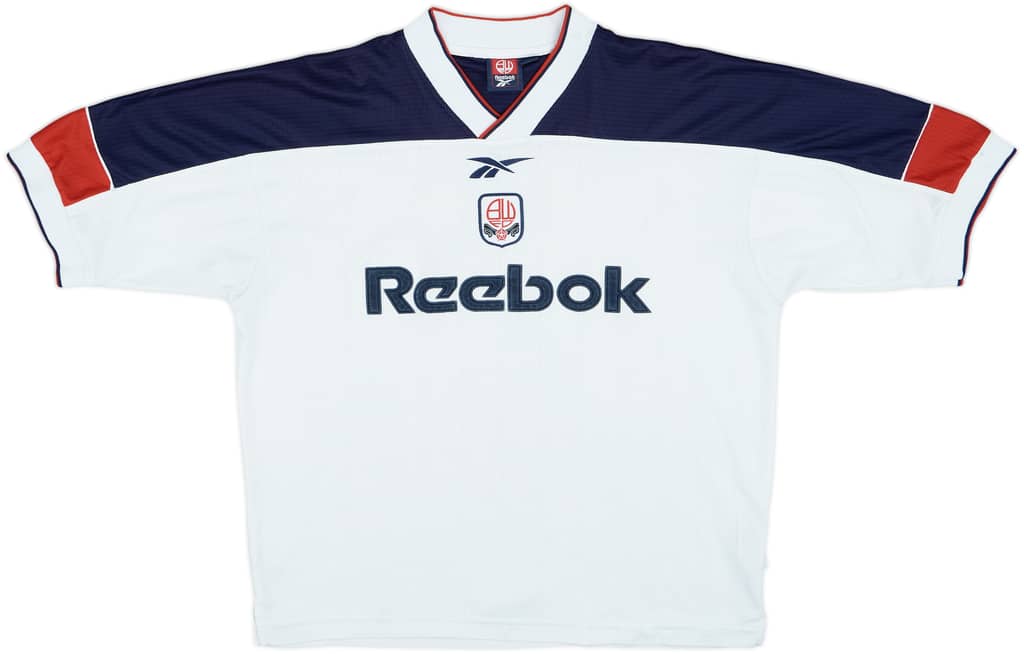 1999-01 Bolton Home Shirt - 7/10 - (L)