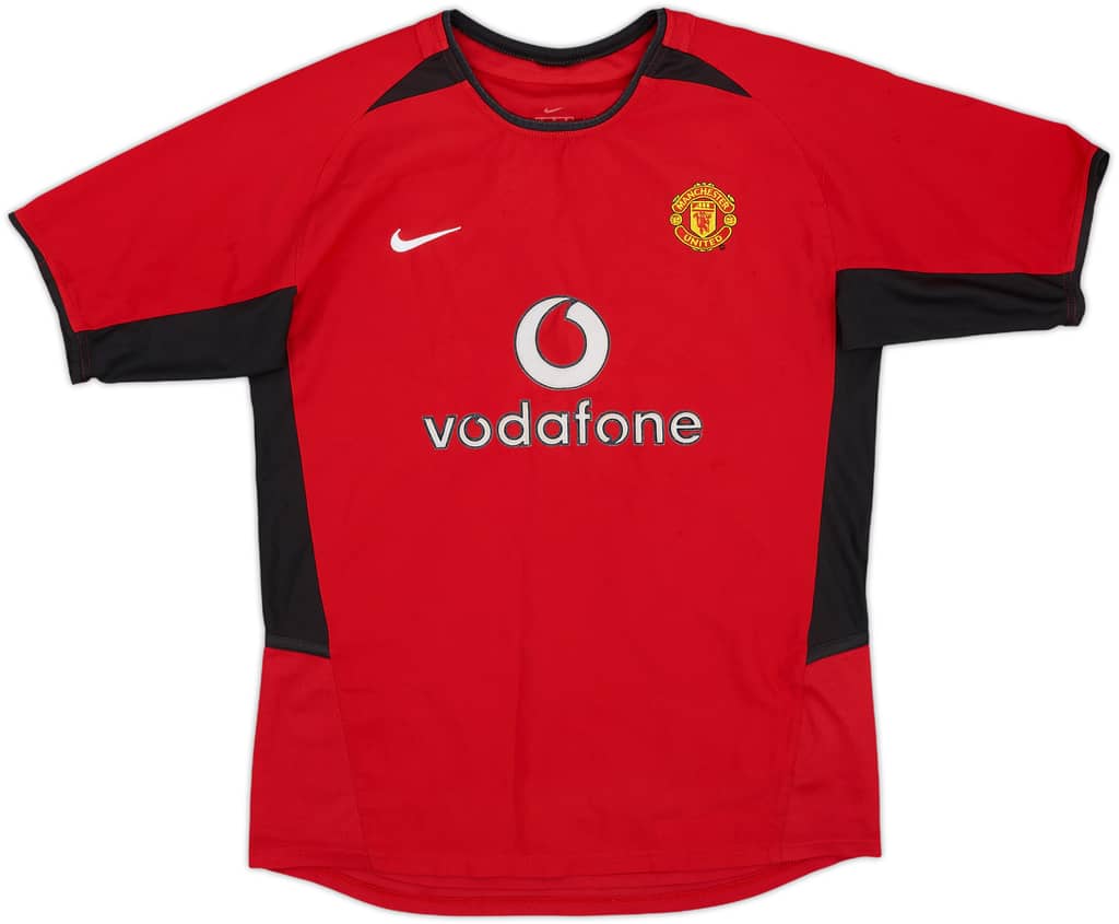 2002-04 Manchester United Home Shirt - 7/10 - (L.Boys)