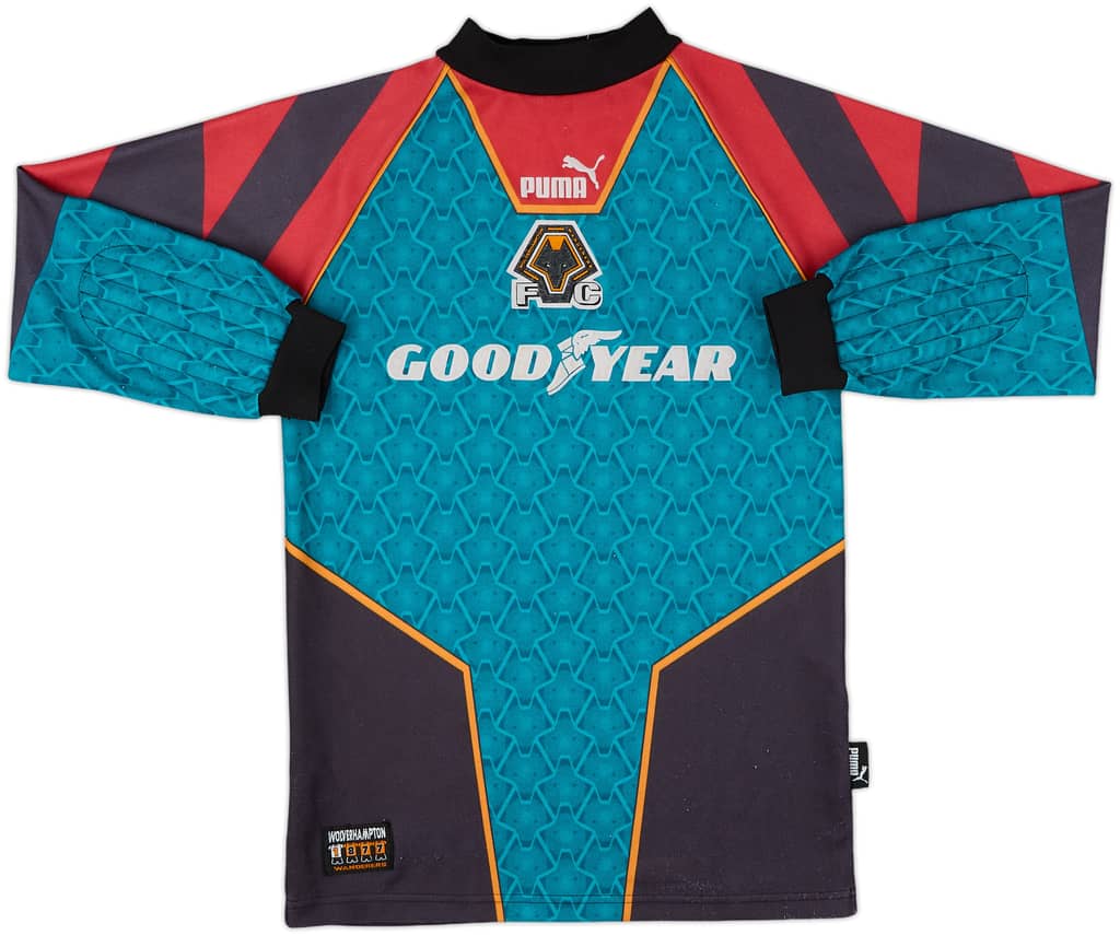 1996-98 Wolves GK Shirt #1 - 8/10 - (S)