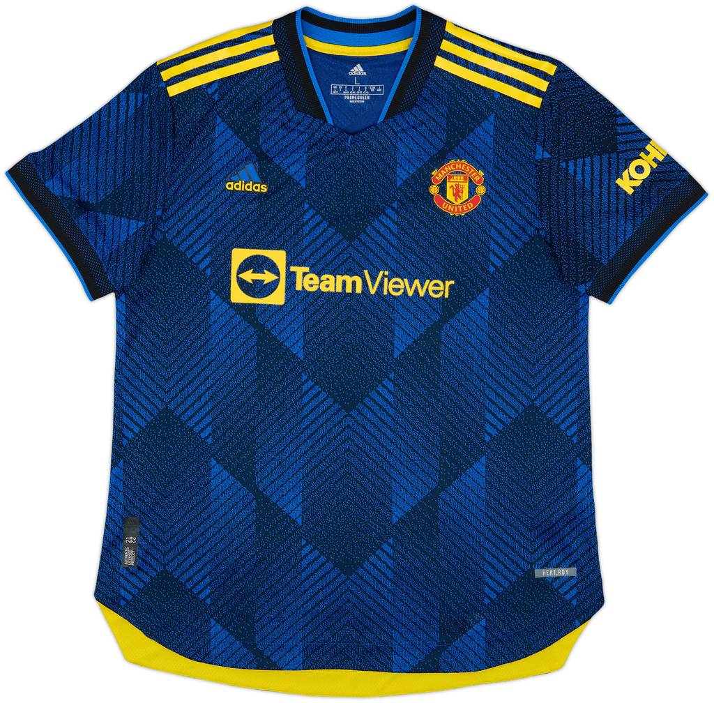 2021-22 Manchester United Authentic Third Shirt - 10/10 - (Women's L)