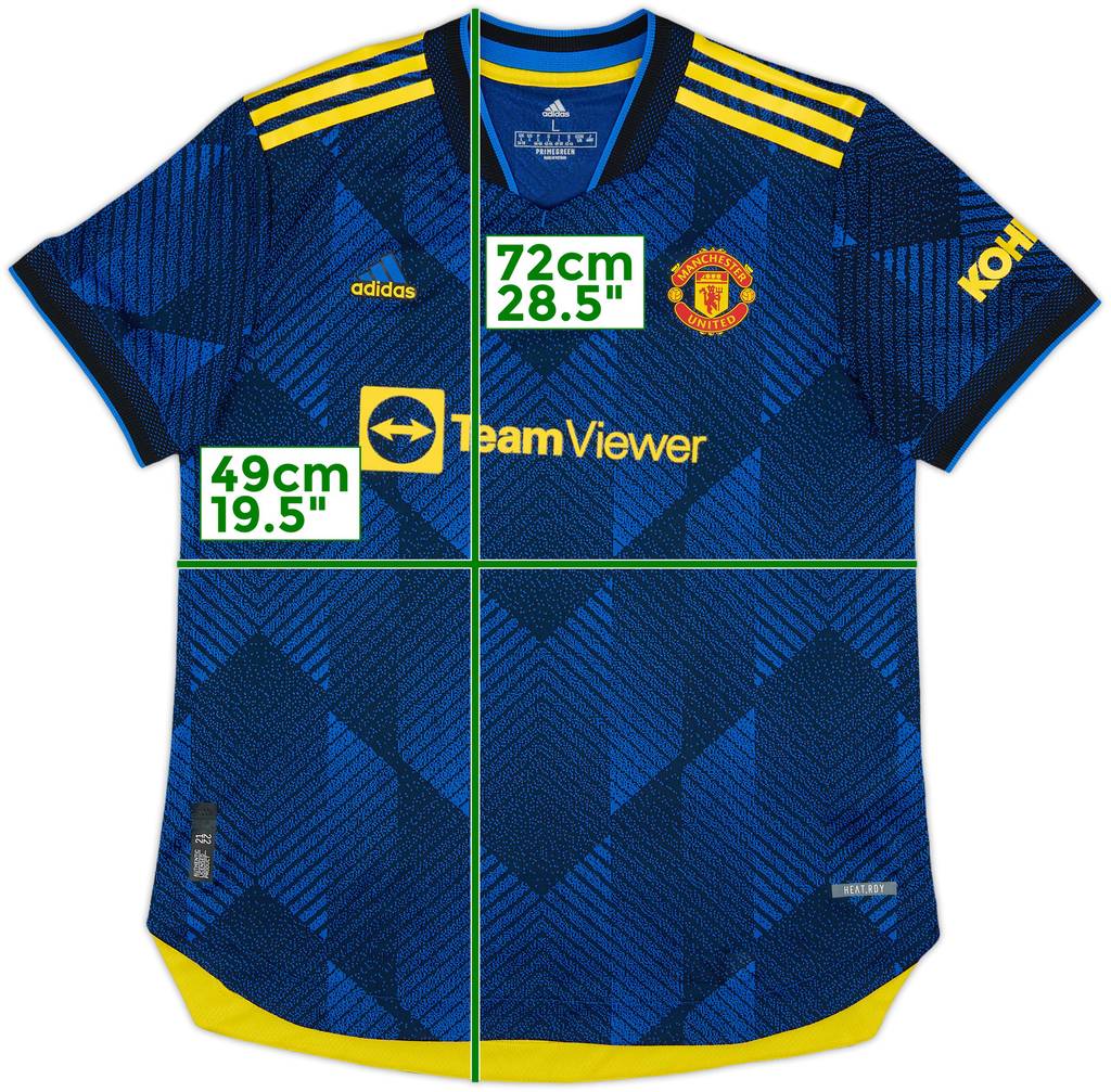 2021-22 Manchester United Authentic Third Shirt - 10/10 - (Women's L)