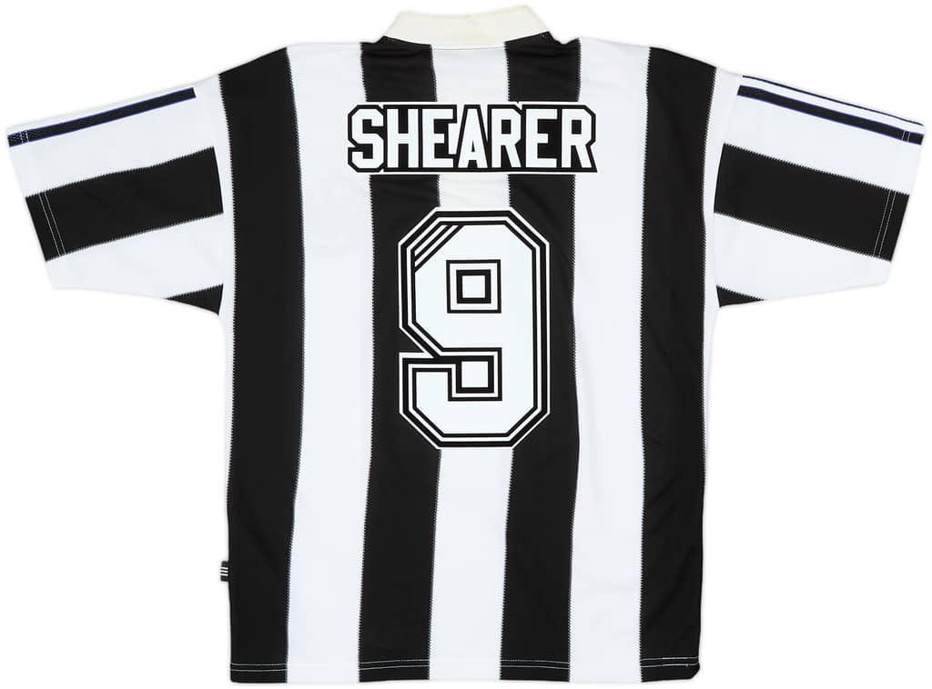 1995-97 Newcastle Home Shirt Shearer #9 - 8/10 - (S)