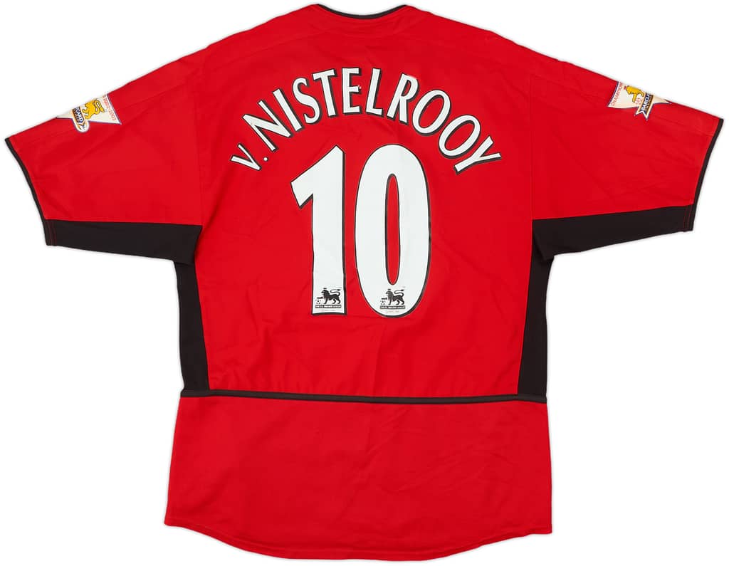 2002-04 Manchester United Home Shirt v.Nistelrooy #10 - 5/10 - (S)