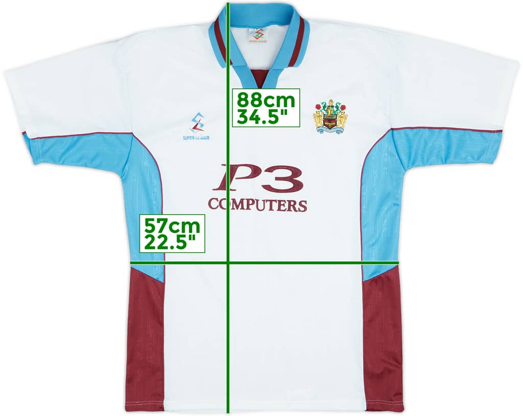 1999-00 Burnley Away Shirt - 8/10 - (M)
