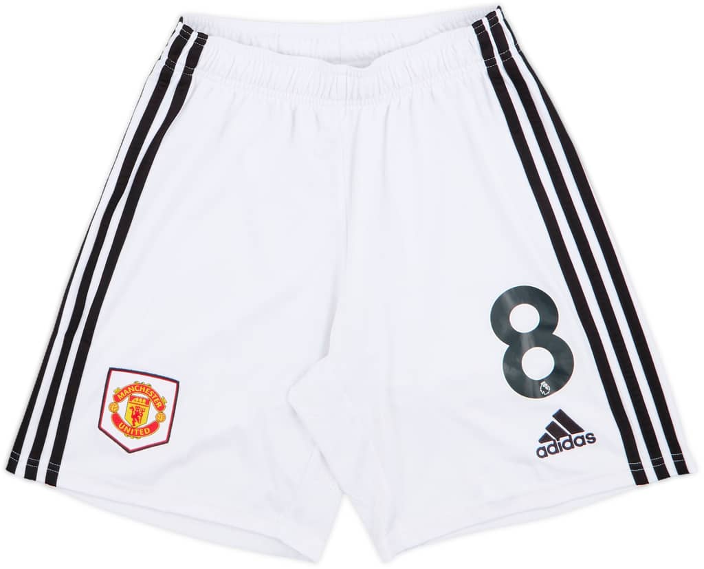 2022-23 Manchester United Home Shorts #8 - 7/10 - (S)