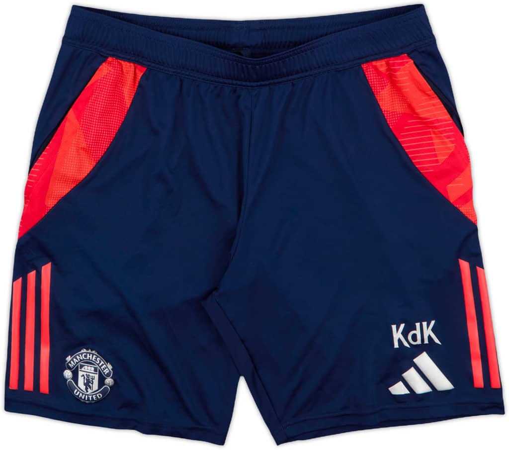 2024-25 Manchester United Staff Issue Training Shorts 'KdK' - 10/10 - (L)