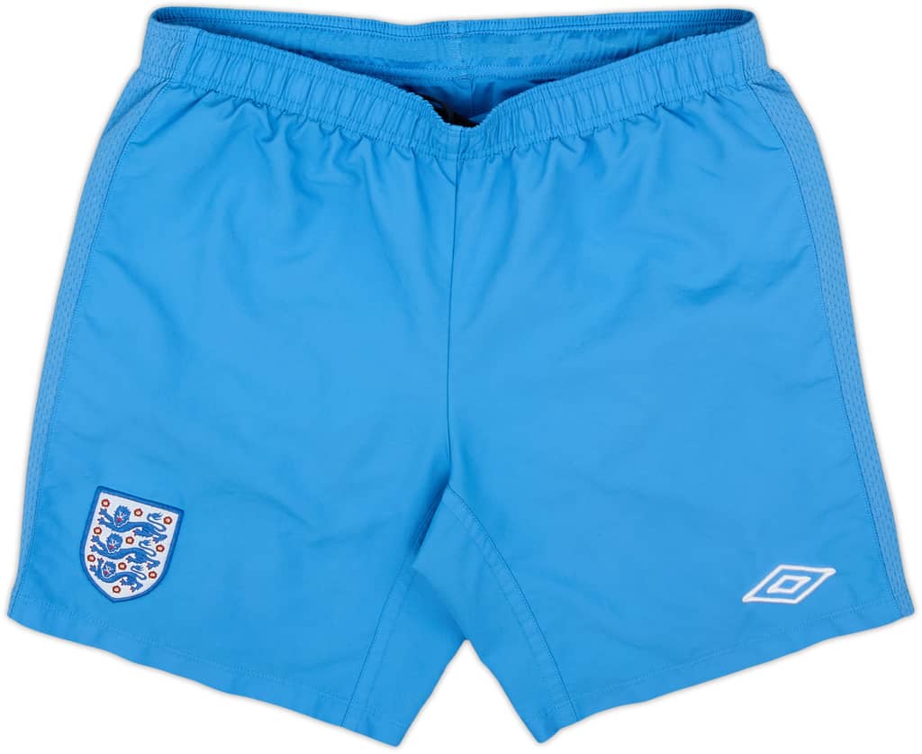 2010-11 England Umbro Home Shorts - 9/10 - (S)