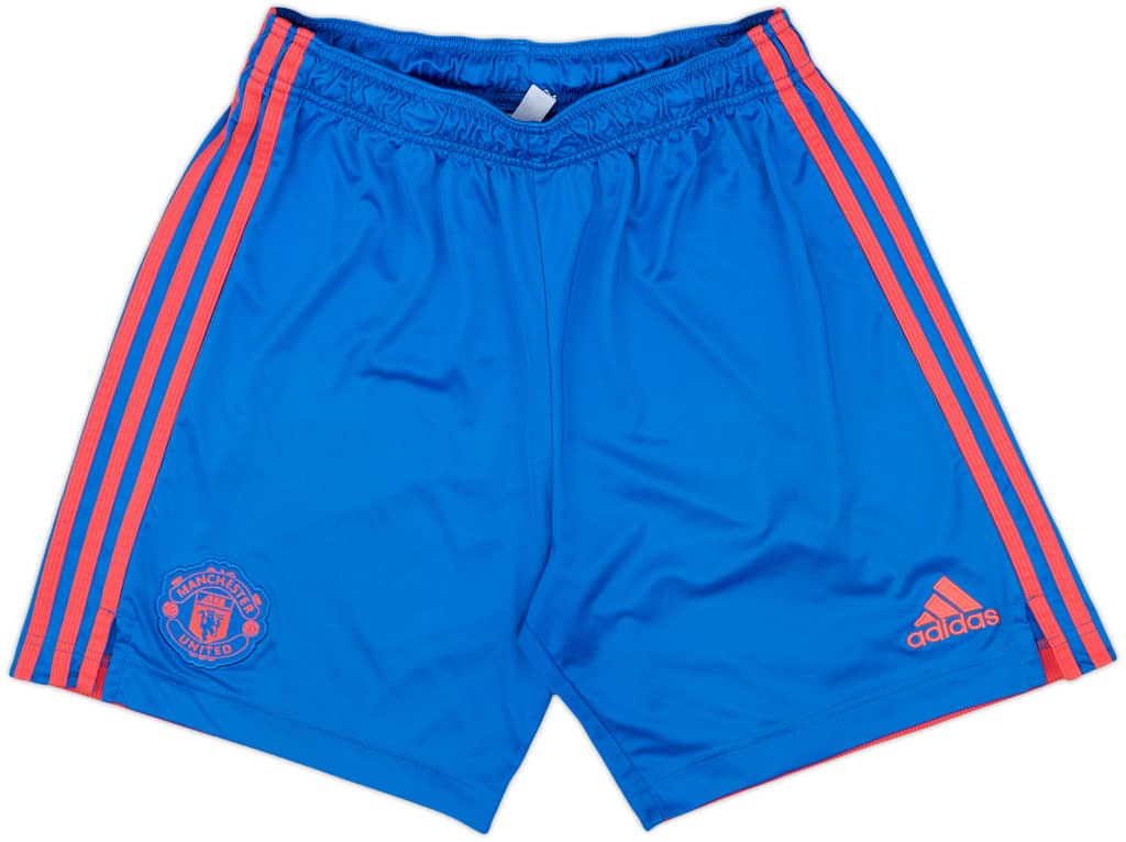 2021-22 Manchester United adidas Training Shorts - 9/10 - (M)
