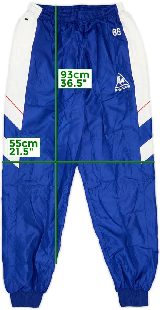1998 Nagoya Grampus Eight Le Coq Sportif Player Issue Track Pants/Bottoms #66 - 6/10 - (L)