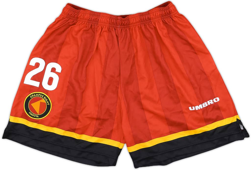 1997 Nagoya Grampus Eight Player Issue Home Shorts #26 - 7/10 - (S)