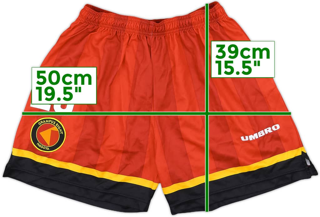 1997 Nagoya Grampus Eight Player Issue Home Shorts #26 - 7/10 - (S)