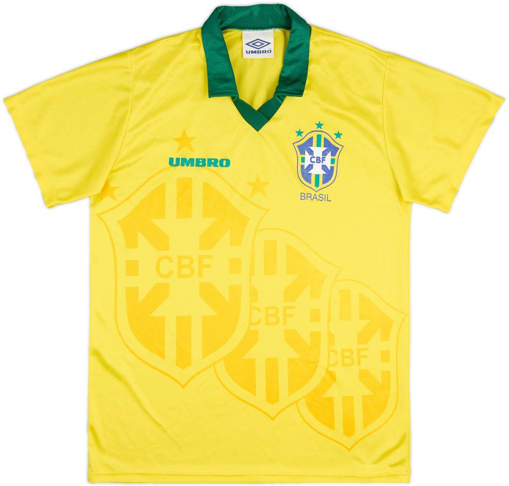 1994 Brazil Home Shirt - 7/10 - (L)