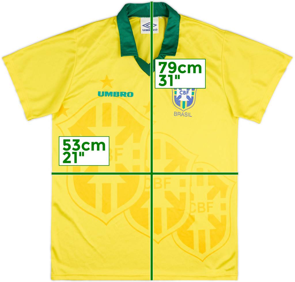 1994 Brazil Home Shirt - 7/10 - (L)
