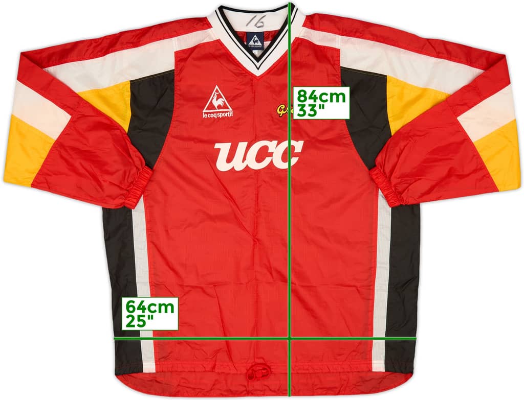 1998 Nagoya Grampus Eight Le Coq Sportif Shell Jacket - 8/10 - (XL)
