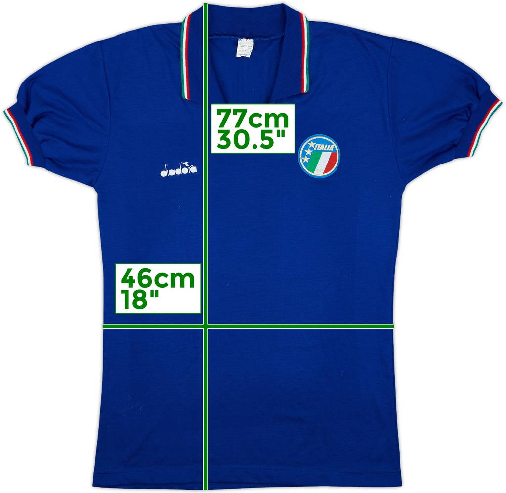 1986-88 Italy Home Shirt - 7/10 - (XL)