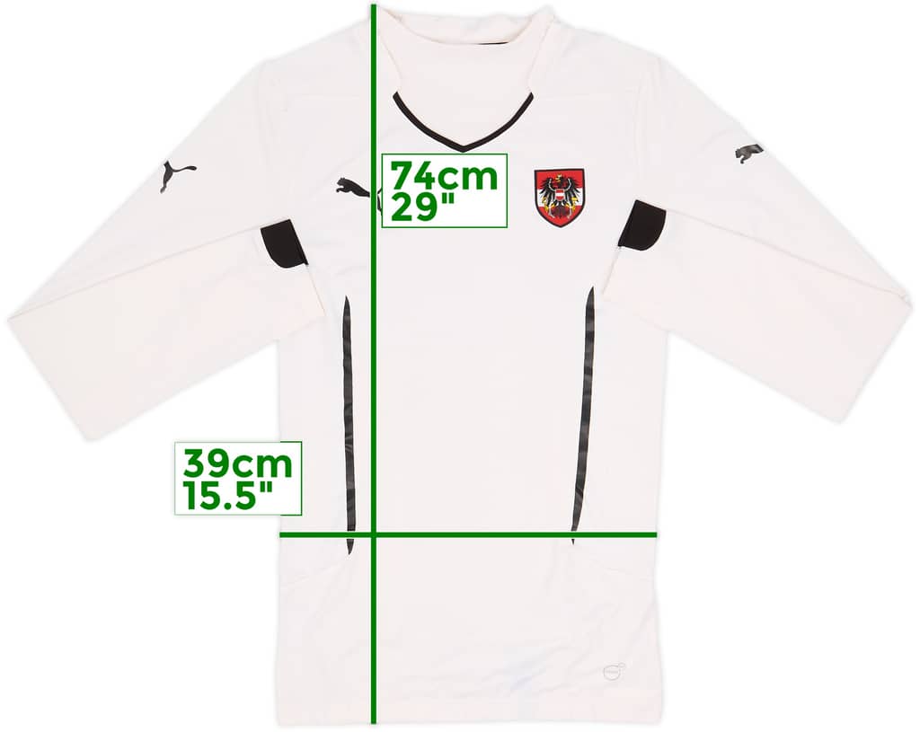 2014-15 Austria Player Issue Away L/S Shirt - 8/10 - (L)