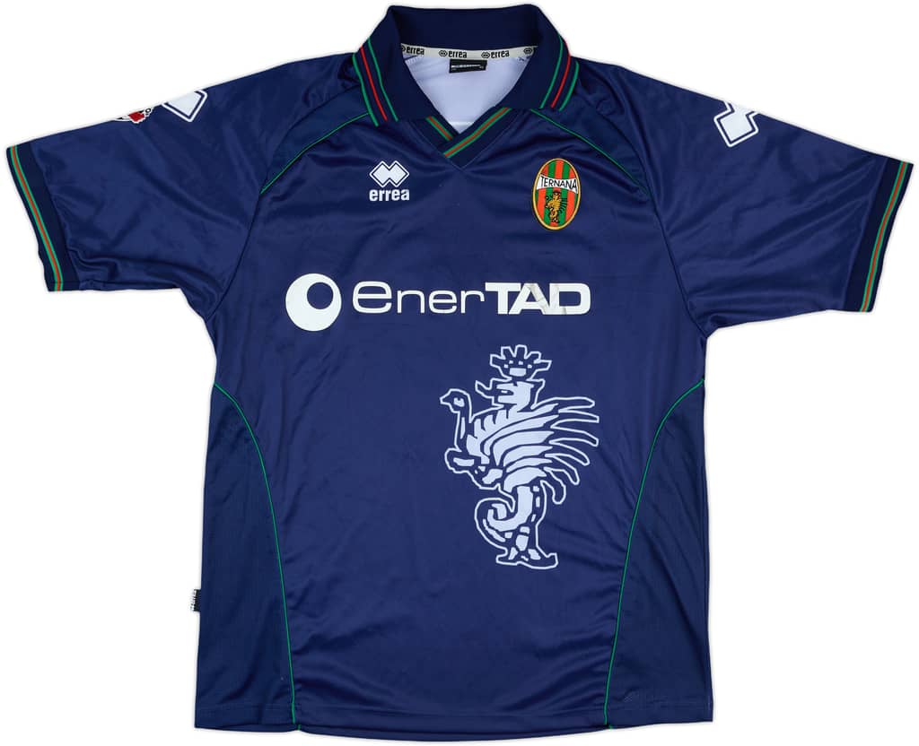2003-04 Ternana Match Issue Third Shirt Ferrarese #11