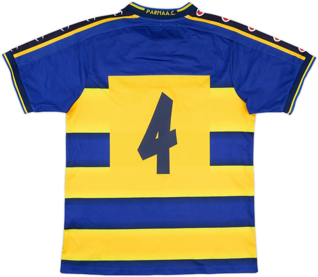 2001-02 Parma Match Issue Home Shirt #4