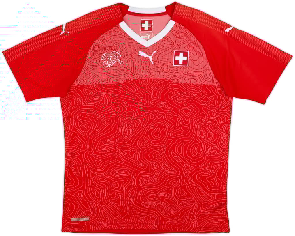 2018-20 Switzerland Home Shirt - 9/10 - (L)