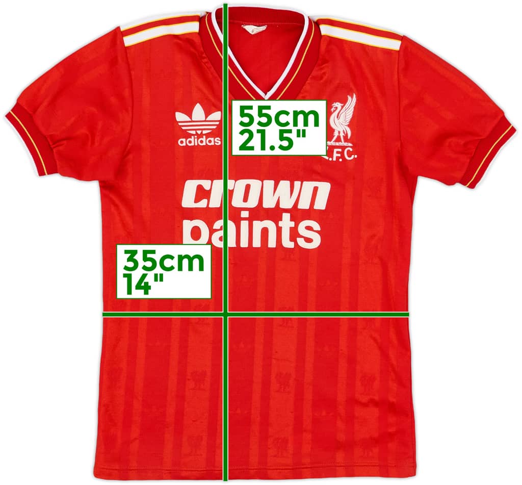 1985-87 Liverpool Home Shirt - 7/10 - (L.Boys)