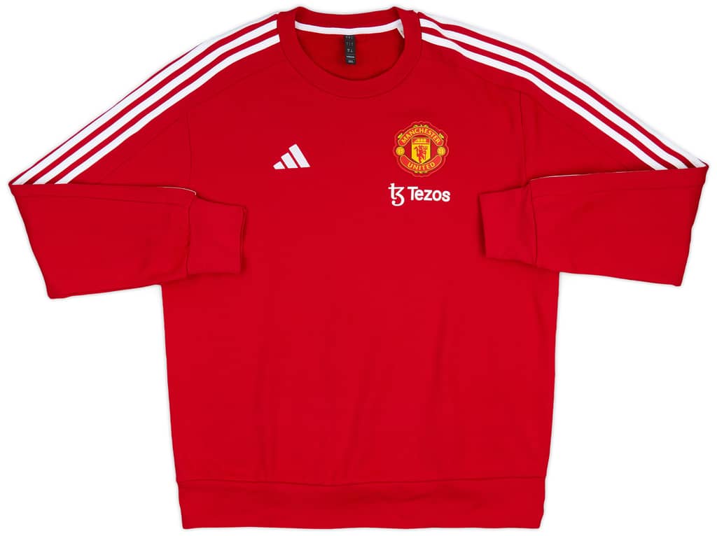 2024-25 Manchester United adidas DNA Sweat Top - As New