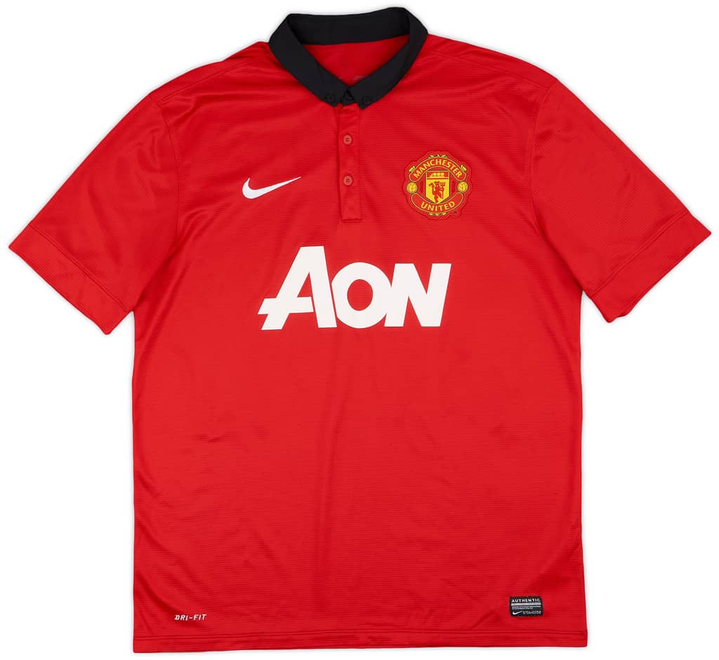 2013-14 Manchester United Home Shirt Rooney #10 - 6/10 - (L)