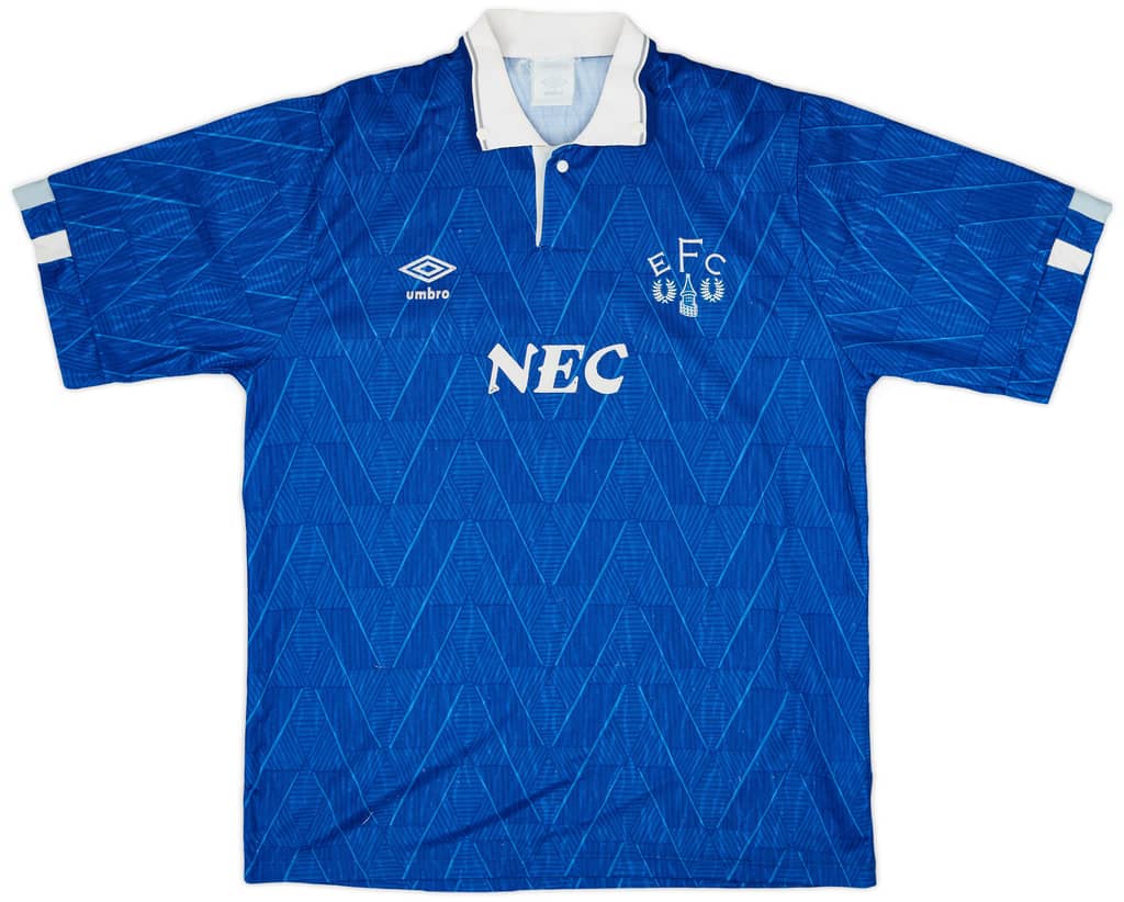 1988-91 Everton Home Shirt - 6/10 - (L)