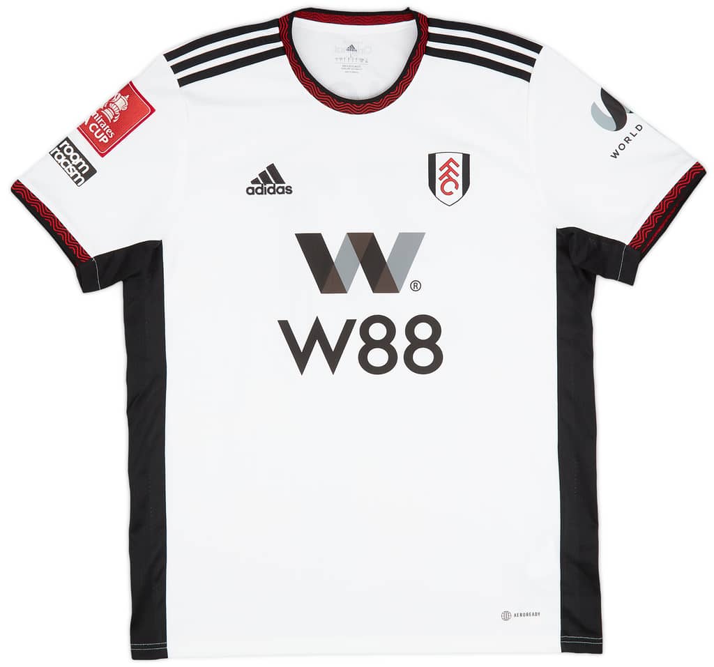 2022-23 Fulham Match Issue FA Cup Home Shirt Diop #31