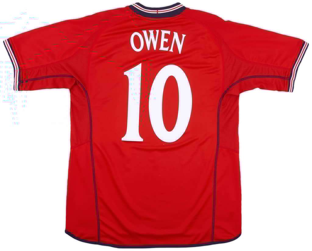 2002-04 England Away Shirt Owen #10 - 9/10 - (L)