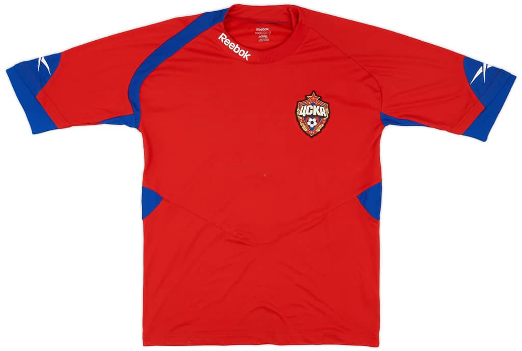 2009 CSKA Moscow Match Issue Home Shirt #4