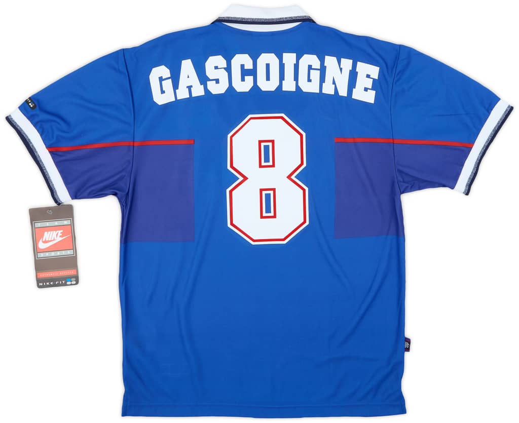 1997-99 Rangers Home Shirt Gascoigne #8 (M)
