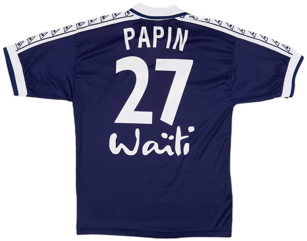 1996-97 Bordeaux Home Shirt Papin #27 - 8/10 - (S)