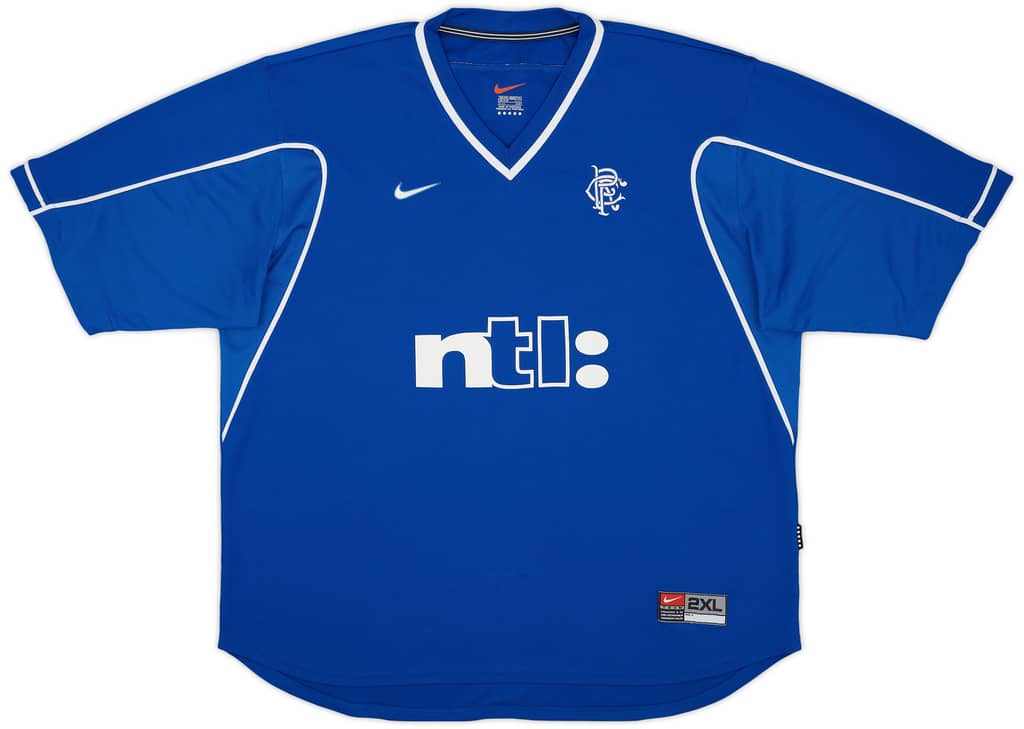 1999-01 Rangers Home Shirt - 5/10 - (XXL)
