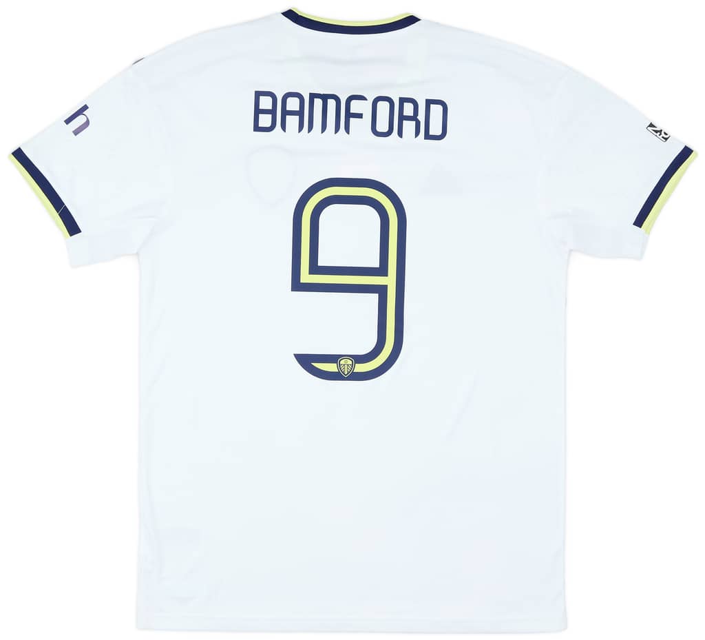 2022-23 Leeds Match Issue Carabao Cup Home Shirt Bamford #9