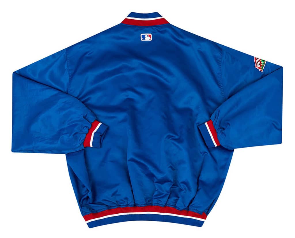 1990s Chicago Cubs Starter Satin Varsity Jacket XXL