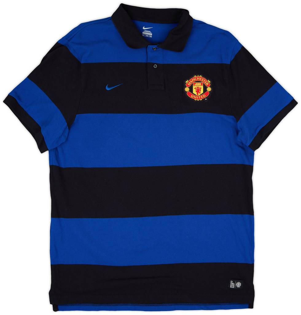 2012-13 Manchester United Nike Polo Shirt - 9/10 - (XXL)